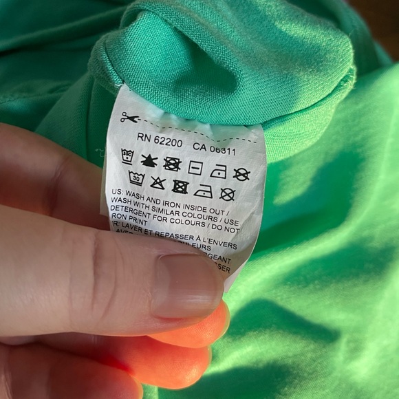 Puma Green “Layer” Hi-Lo T-shirt - Picture 5 of 5